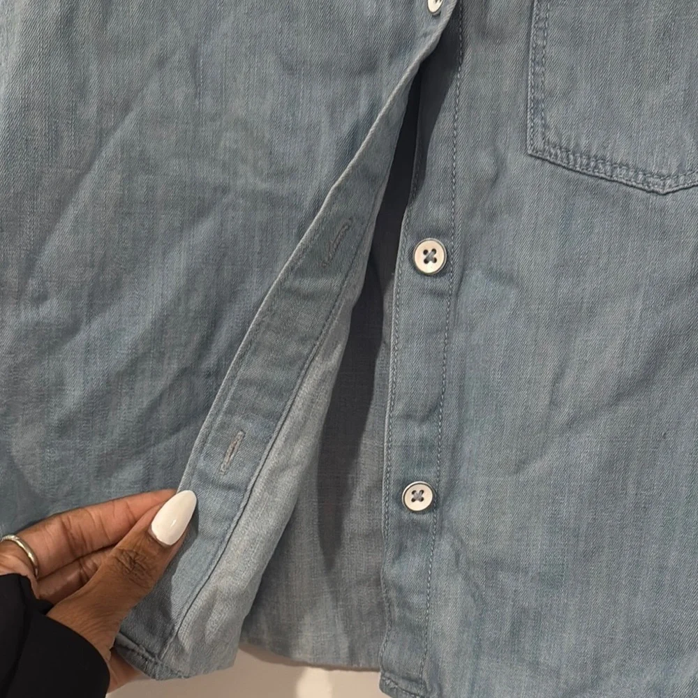 Cat & Jack Light Blue Denim Shirt